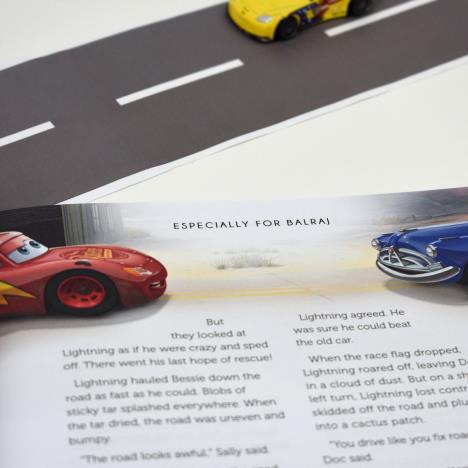 Personalised Disney Cars Collection A3 Deluxe Book Extra Image 3